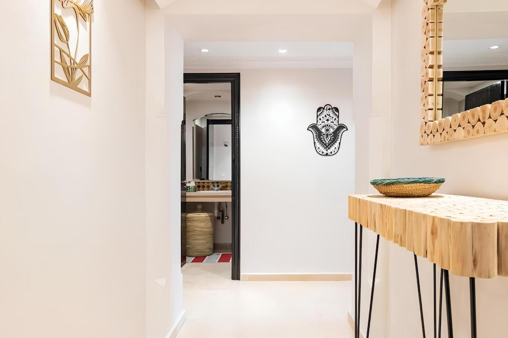 C-Appartement De Luxe Plein Centre De Gueliz Avec Piscine Parking Wifi Netflix Marakeş Dış mekan fotoğraf